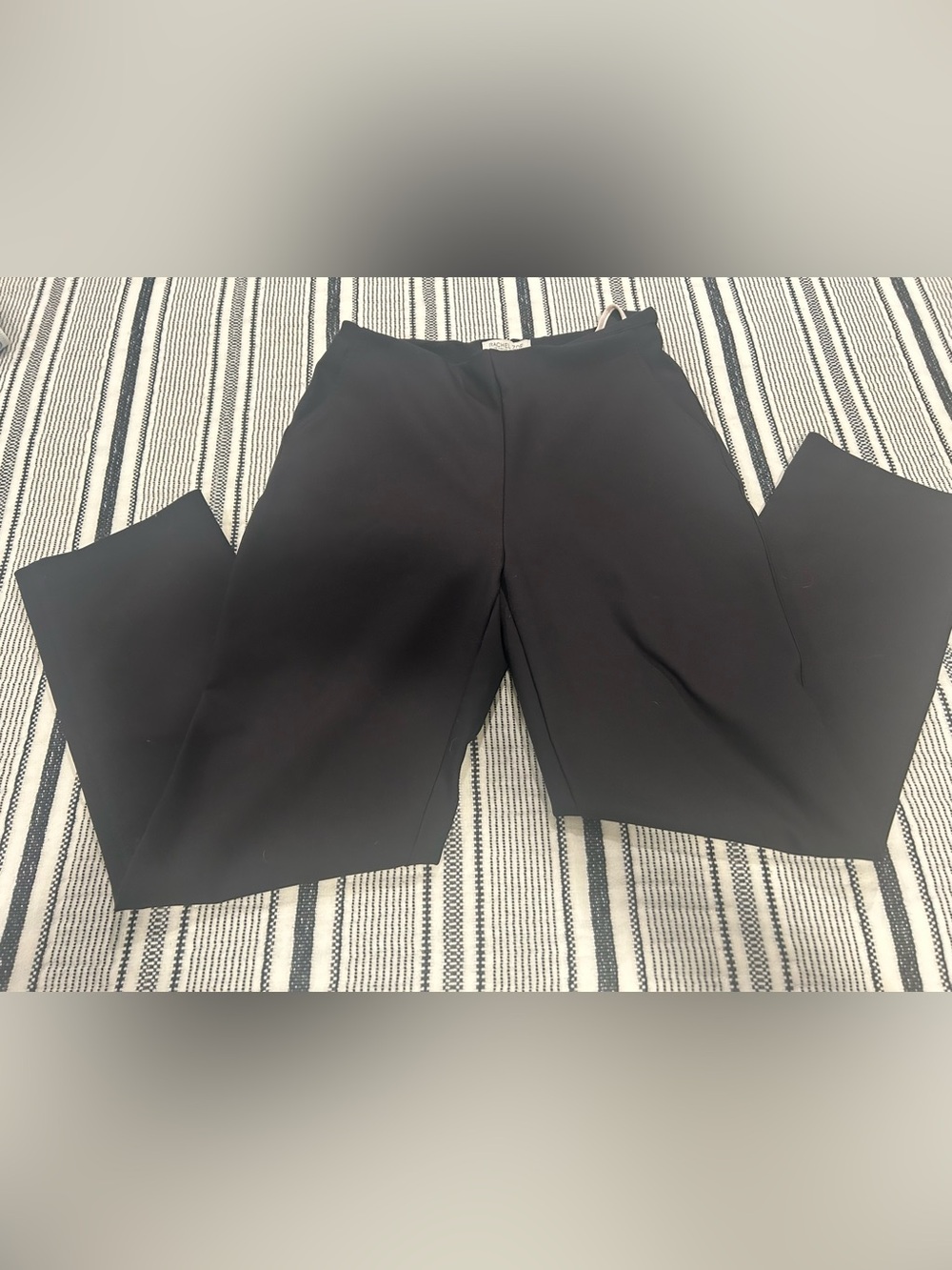 Rachel Zoe Black Straight-Leg Dress Pants